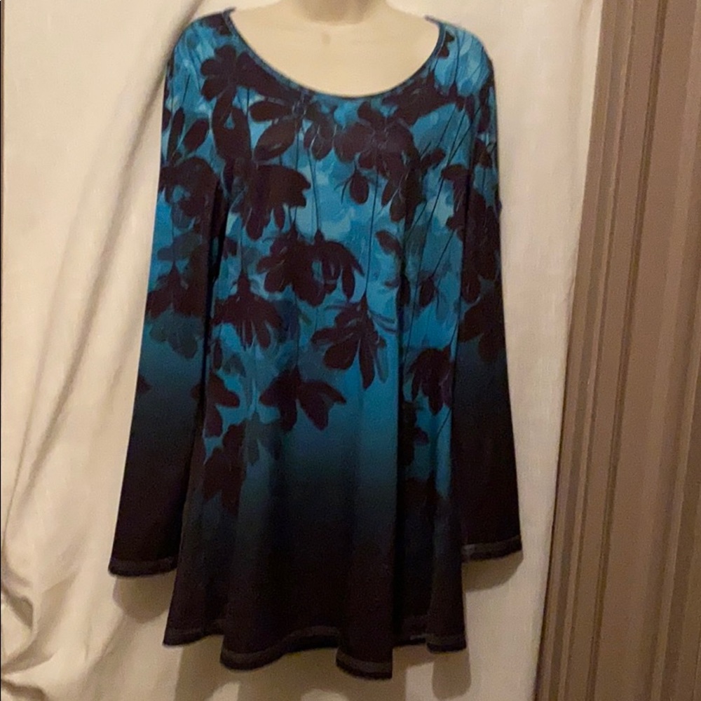 Blue and black tunic.  Size XL.